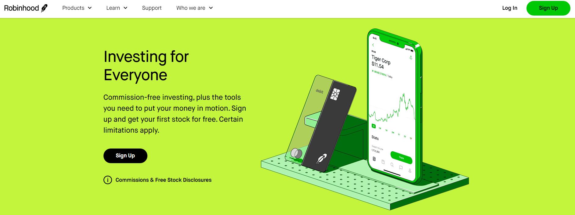 что предлагает компания robinhood