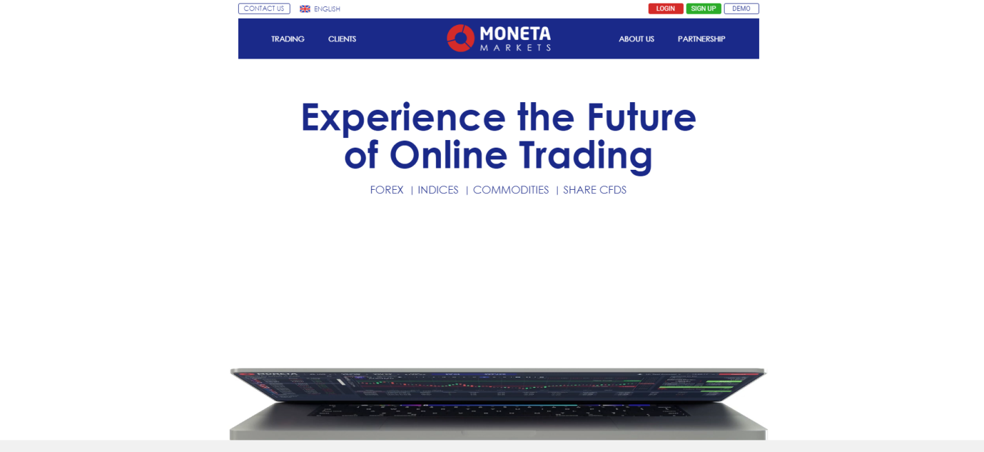 moneta markets сайт компании