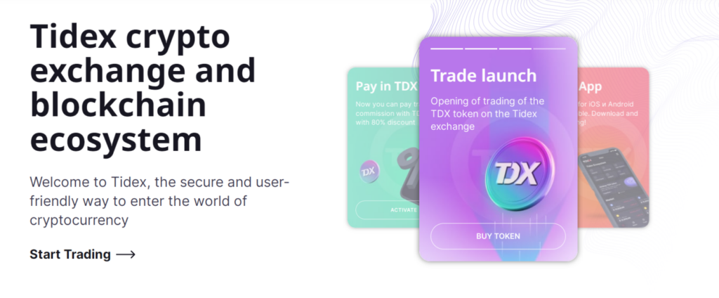 Tidex crypyo exchange & blockchain ecosystem