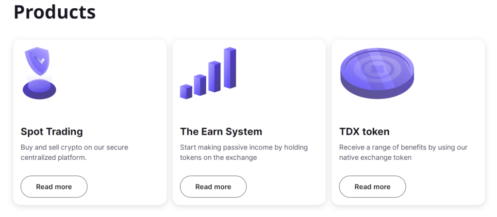 Продукты Tidex