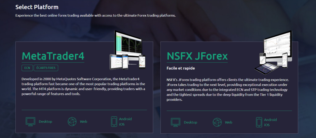 Онлайн торговля с NSFX